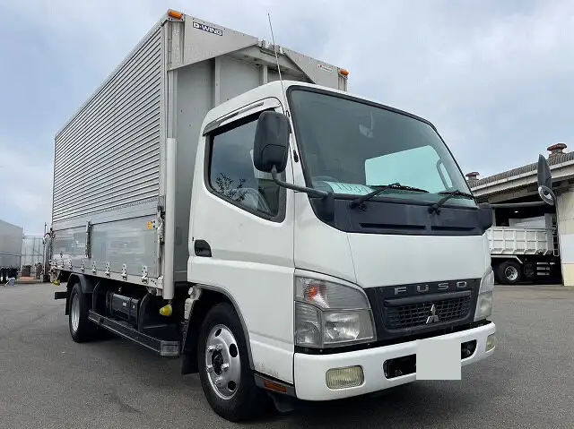 三菱 キャンター 小型 ウイング PDG-FE74DV H21の中古トラック画像2