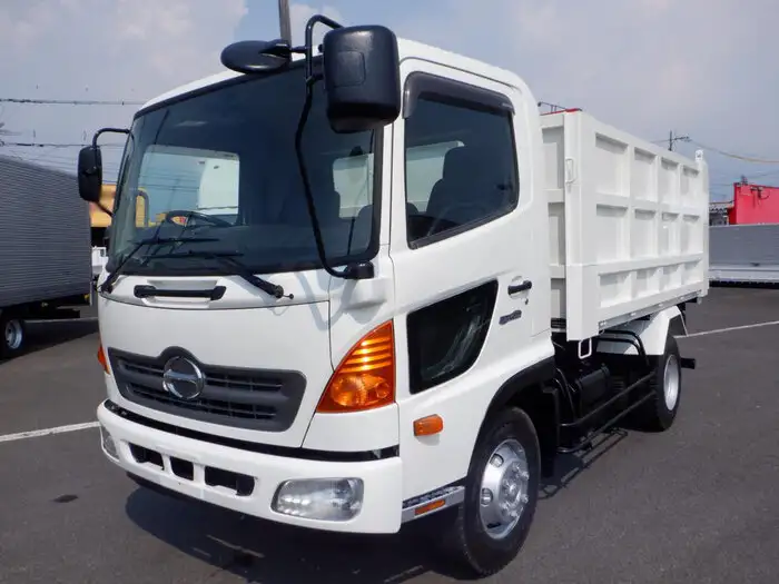 日野 レンジャー 中型/増トン ダンプ 土砂禁 ステンレス張り の中古トラック【車両No.153641】