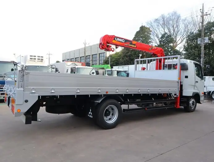 三菱 ファイター 中型/増トン 車両重機運搬 4段クレーン ラジコンの中古トラック画像2