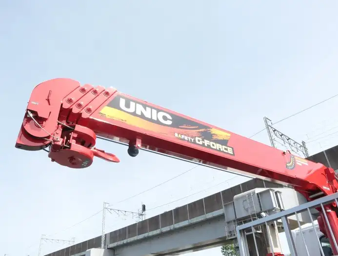 三菱 ファイター 中型/増トン 車両重機運搬 4段クレーン ラジコンの中古トラック画像12