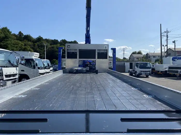 三菱 ファイター 中型/増トン 車両重機運搬 4段クレーン ラジコンの中古トラック画像5