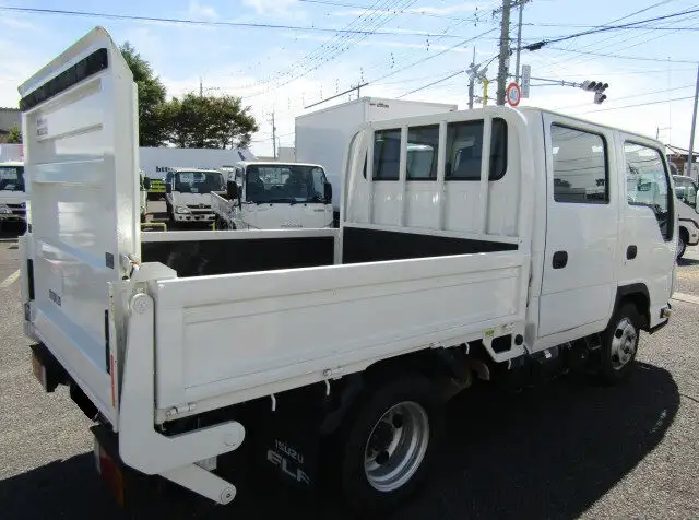 いすゞ エルフ 小型 平ボディ Wキャブ パワーゲートの中古トラック画像2