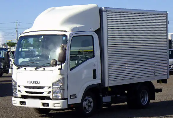 いすゞ エルフ 小型 アルミバン TPG-NLR85AN H31/R1の中古トラック画像1
