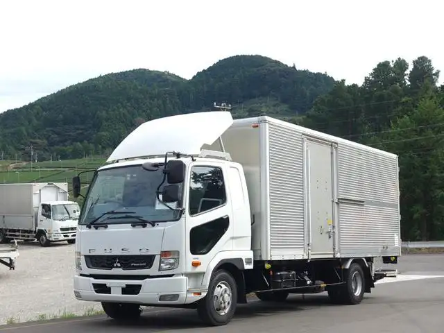 三菱 ファイター 中型/増トン アルミバン パワーゲート サイドドアの中古トラック画像1