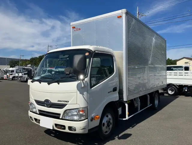 日野 デュトロ 小型 アルミバン TKG-XZC655M H28の中古トラック画像1