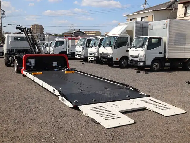 三菱 キャンター 小型 車両重機運搬 ラジコン ウインチの中古トラック画像7