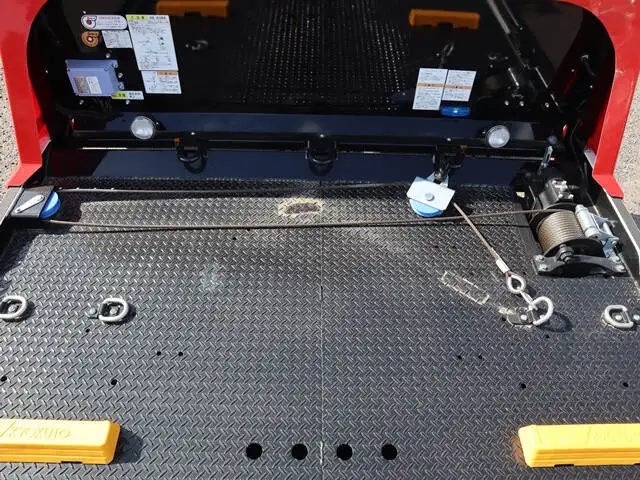 三菱 キャンター 小型 車両重機運搬 ラジコン ウインチの中古トラック画像10