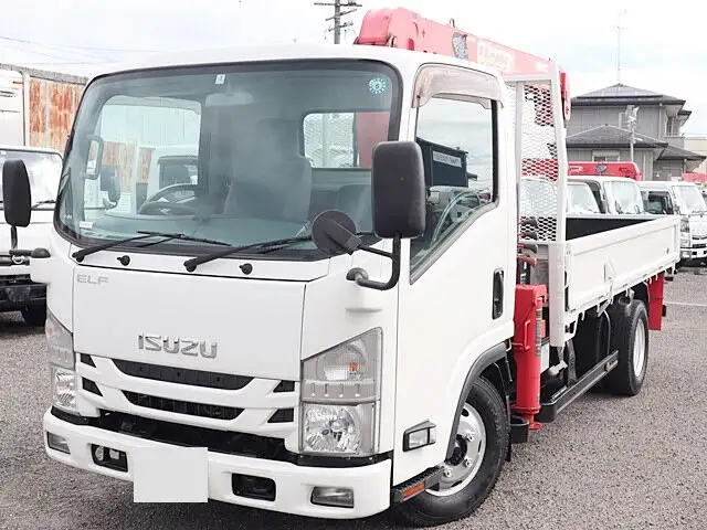 いすゞ エルフ 小型 クレーン付 4段 ラジコンの中古トラック画像1