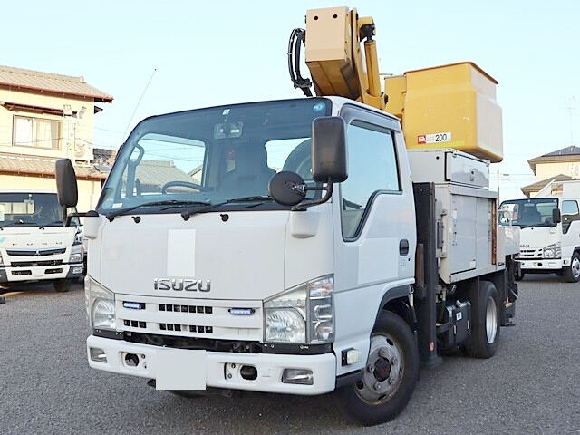 いすゞ エルフ 小型 高所・建柱車 高所作業車 TDG-NKS85AN