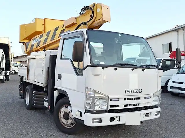 いすゞ エルフ 小型 高所・建柱車 高所作業車 電工仕様の中古トラック画像2