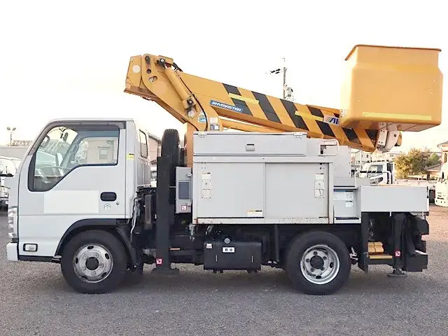 いすゞ エルフ 小型 高所・建柱車 高所作業車 電工仕様の中古トラック画像5