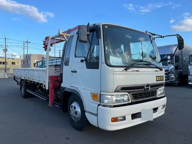 日野 レンジャー 中型/増トン クレーン付 床鉄板 6段の中古トラック画像2