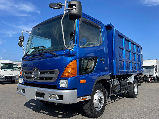 日野 レンジャー 中型 ダンプ 土砂禁 BKG-FC7JCYA｜画像1