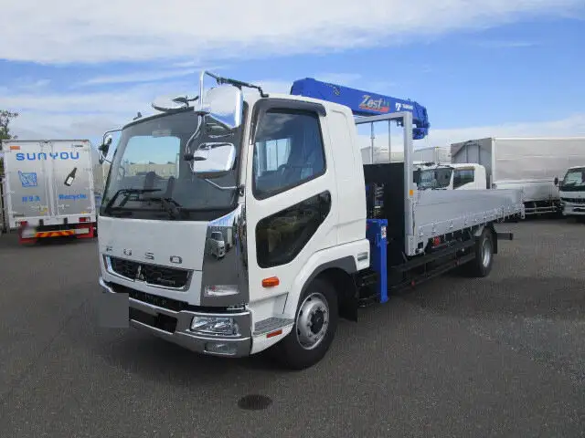 三菱 ファイター 中型/増トン クレーン付 アルミブロック 4段の中古トラック画像1