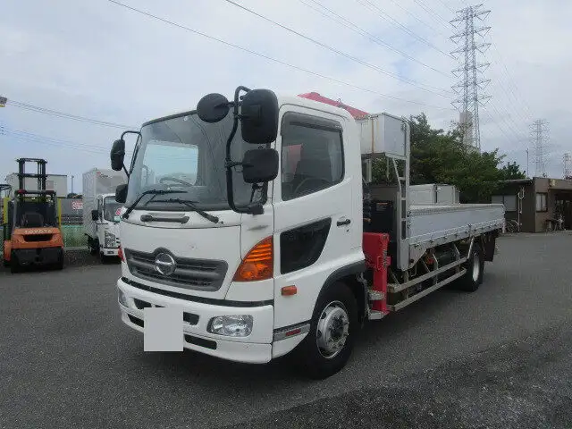 日野 レンジャー 中型/増トン クレーン付 アルミブロック 4段の中古トラック画像1