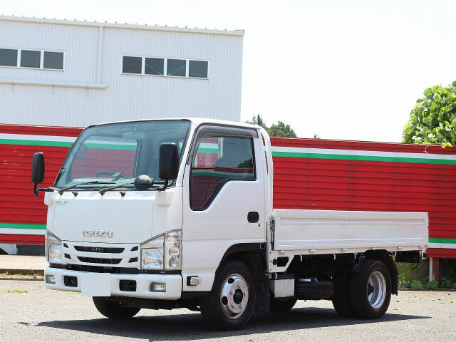 いすゞ エルフ 小型 平ボディ 10尺 TRG-NJR85A