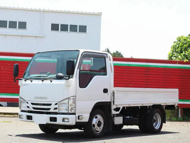 いすゞ エルフ 小型 平ボディ TRG-NJR85A H28の中古トラック画像1