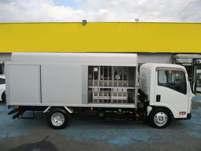 日産 アトラス 小型 アルミバン ボトルカー サイドドアの中古トラック画像10