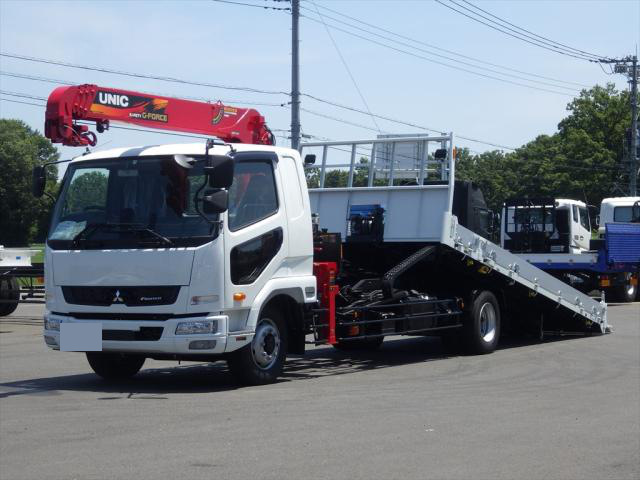 三菱 ファイター 中型/増トン 車両重機運搬 セーフティーローダー 2KG-FK62FZ