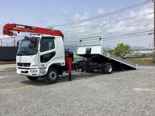 三菱 ファイター 中型/増トン 車両重機運搬 セーフティーローダー 2KG-FK62FZ