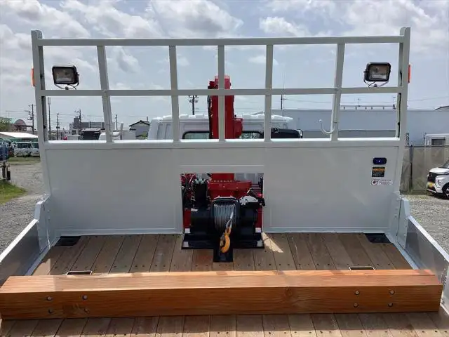 三菱 ファイター 中型/増トン 車両重機運搬 4段クレーン ラジコンの中古トラック画像5