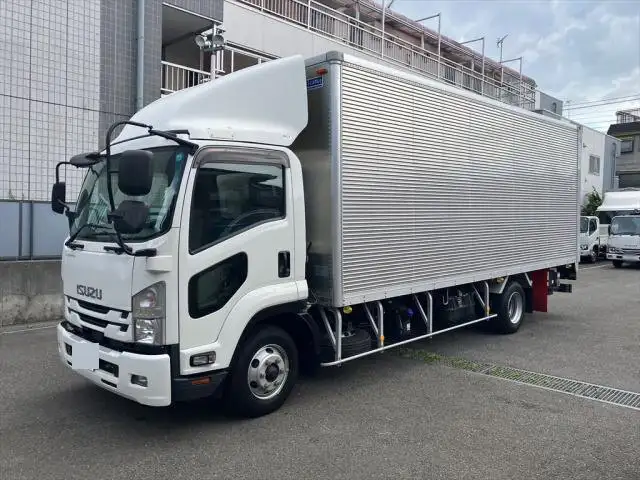 いすゞ フォワード 中型/増トン アルミバン パワーゲート 2RG-FRR90S2の中古トラック画像1