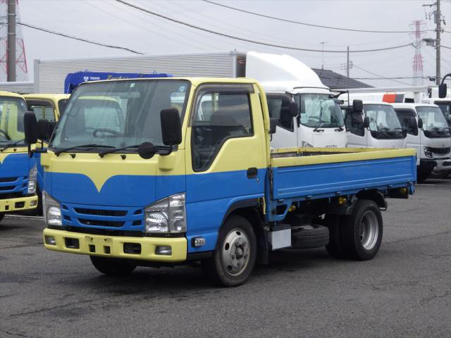 いすゞ エルフ 小型 平ボディ 10尺 TRG-NKR85A