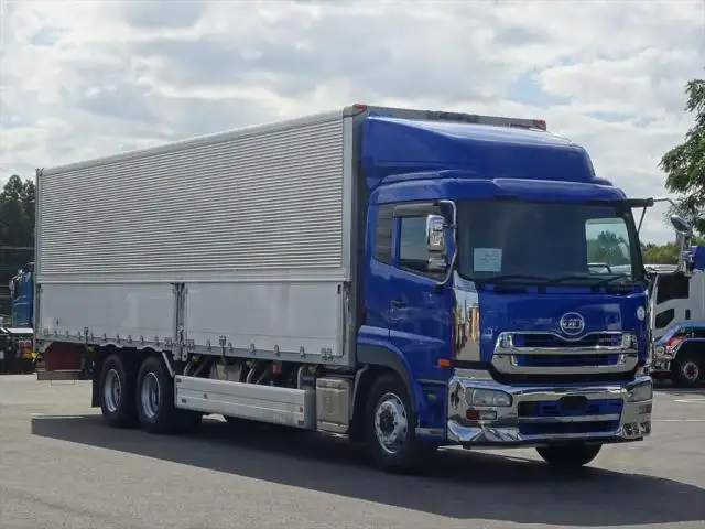 日産UD クオン 大型 ウイング 床鉄板 エアサスの中古トラック画像2