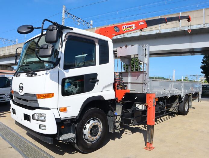 日産UD コンドル 中型 クレーン付 アルミブロック 4段｜画像1