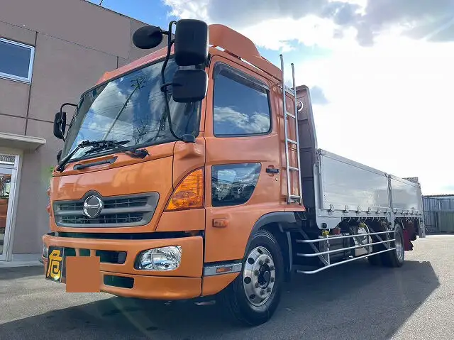 日野 レンジャー 中型/増トン 平ボディ パワーゲート アルミブロック の中古トラック【車両No.154030】
