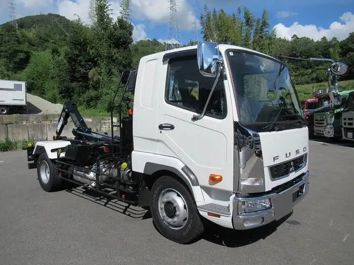 三菱 ファイター 中型/増トン アームロール ツインホイスト ベッドの中古トラック画像2