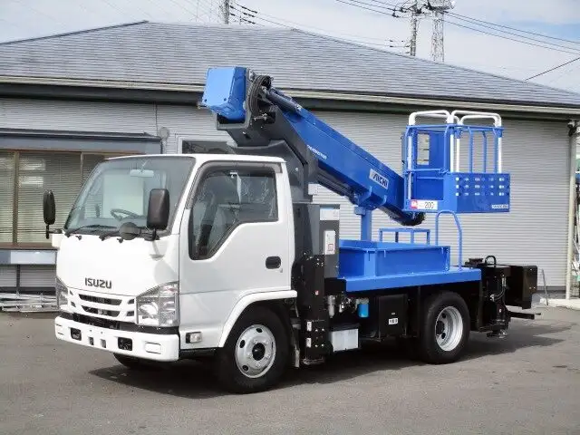 いすゞ エルフ 小型 高所・建柱車 高所作業車 TPG-NKR85Nの中古トラック画像1