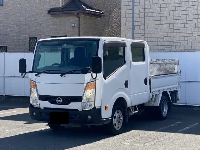 日産 アトラス 小型 平ボディ Wキャブ パワーゲートの中古トラック画像1