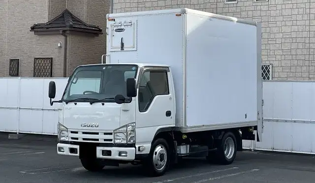 いすゞ エルフ 小型 アルミバン パワーゲート BKG-NHS85ANの中古トラック画像1