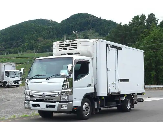 三菱 キャンター 小型 冷凍冷蔵 低温 パワーゲートの中古トラック画像1