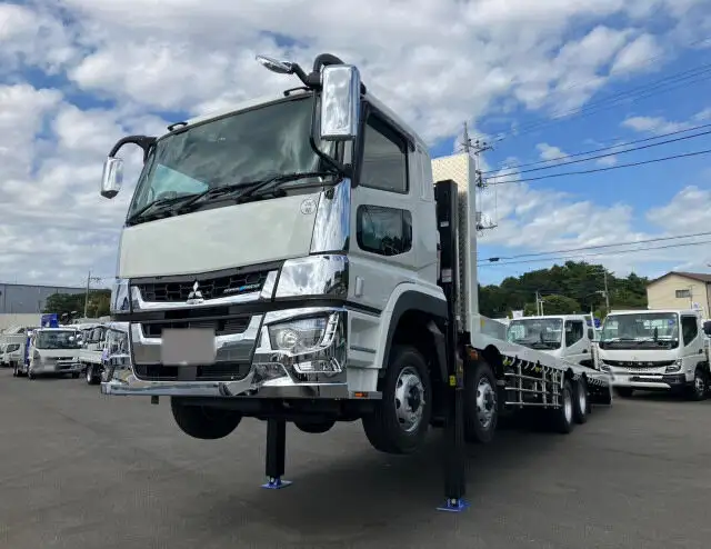 三菱 スーパーグレート 大型 車両重機運搬 ラジコン ウインチの中古トラック画像4