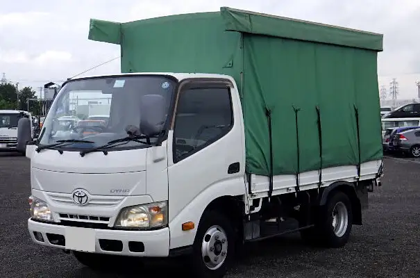 トヨタ ダイナ 小型 平ボディ 幌 床鉄板 の中古トラック【車両No.154196】