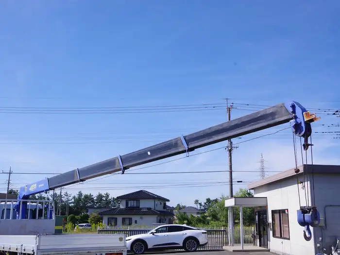 三菱 ファイター 中型/増トン 車両重機運搬 5段クレーン ラジコンの中古トラック画像10