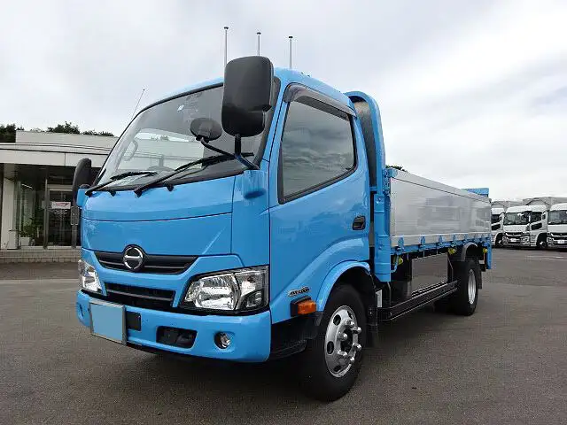 日野 デュトロ 小型 平ボディ パワーゲート 床鉄板の中古トラック画像1