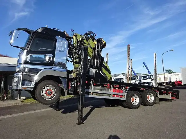 三菱 ザ・グレート 大型 車両重機運搬 ベッド カスタムの中古トラック画像1