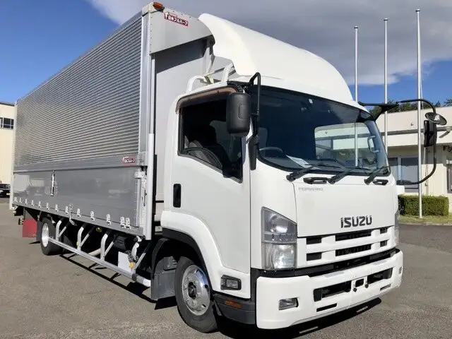 いすゞ フォワード 中型/増トン ウイング パワーゲート TKG-FRR90S2の中古トラック画像2