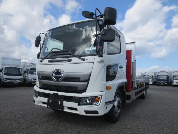 日野 レンジャー 中型/増トン 車両重機運搬 4段クレーン ラジコンの中古トラック画像2
