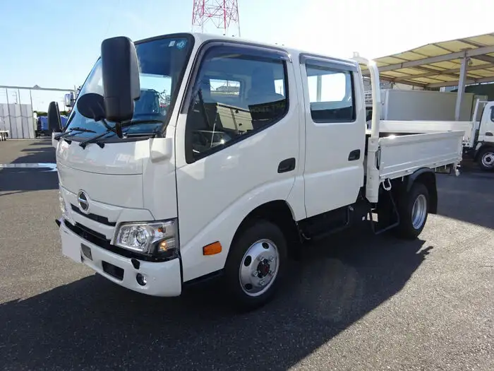日野 デュトロ 小型 平ボディ Wキャブ 床鉄板の中古トラック画像1