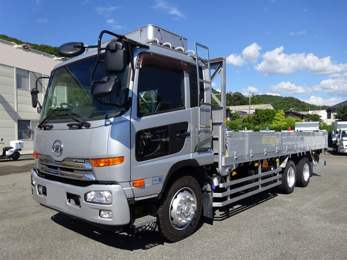 日産UD コンドル 中型 平ボディ 床鉄板 アルミブロック｜画像1