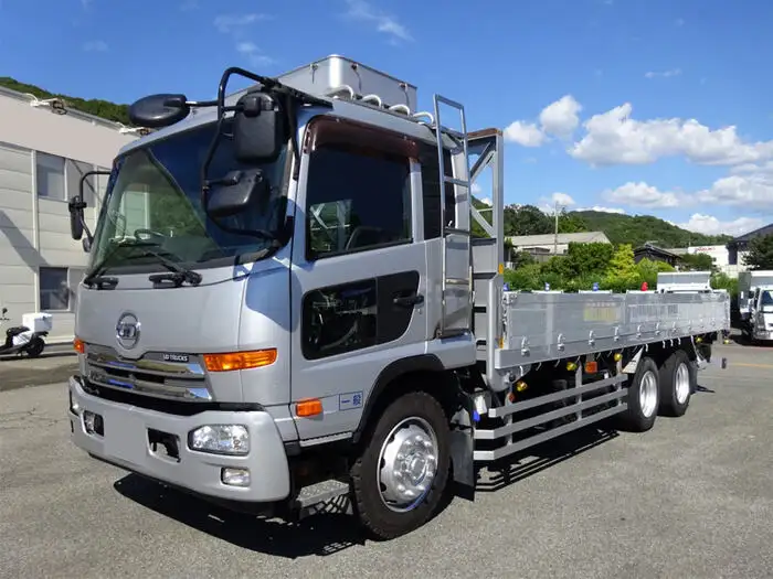 日産UD コンドル 中型/増トン 平ボディ 床鉄板 アルミブロックの中古トラック画像1