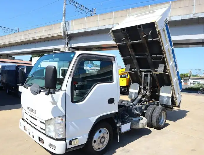 いすゞ エルフ 小型 ダンプ 強化 コボレーンの中古トラック画像1