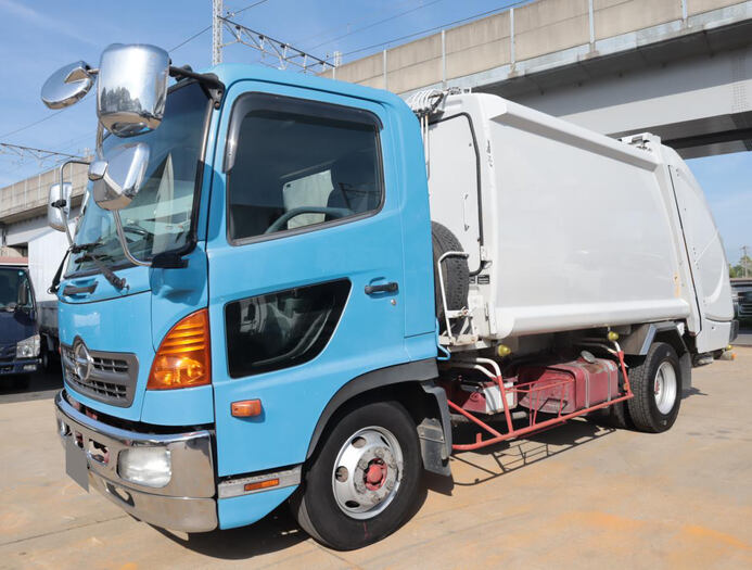 日野 レンジャー 中型 パッカー車 プレス式 BKG-FC7JEYA｜画像1