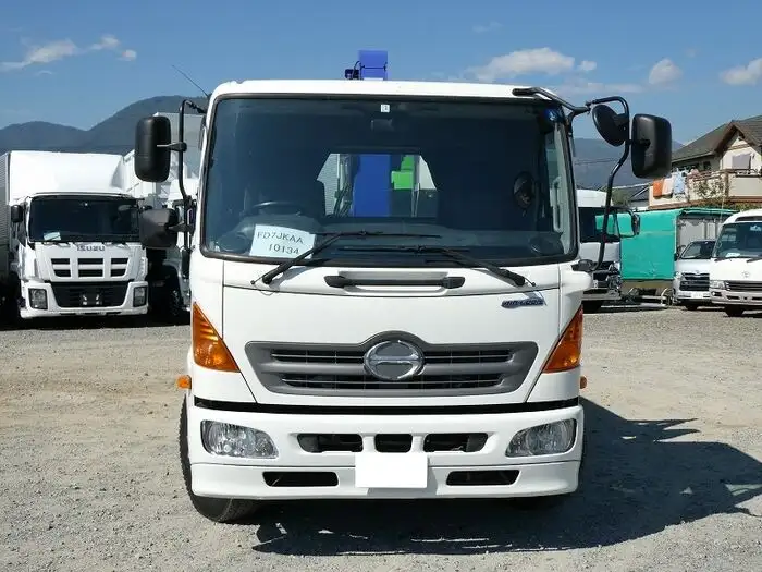 日野 レンジャー 中型/増トン 車両重機運搬 4段クレーン ラジコンの中古トラック画像2