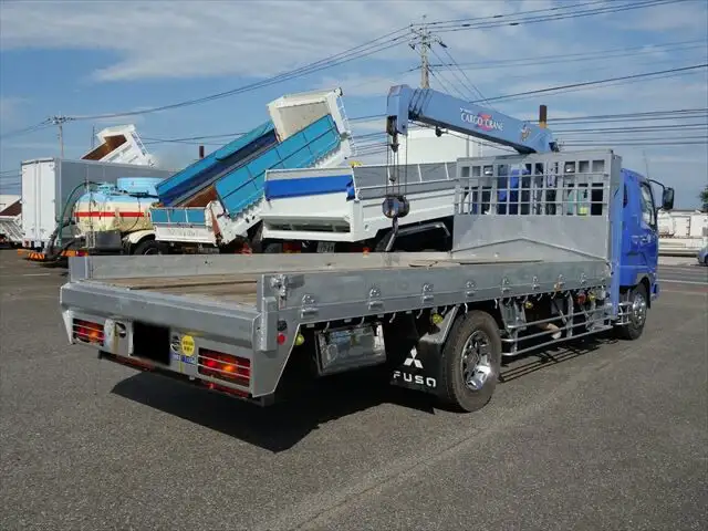 三菱 ファイター 中型/増トン 車両重機運搬 4段クレーン ラジコンの中古トラック画像2