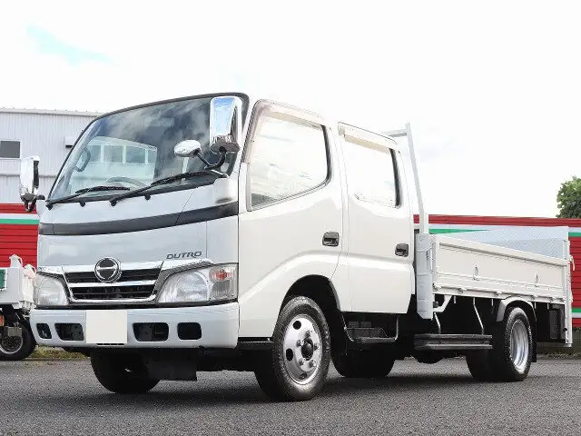 日野 デュトロ 小型 平ボディ Wキャブ パワーゲート の中古トラック【車両No.154365】